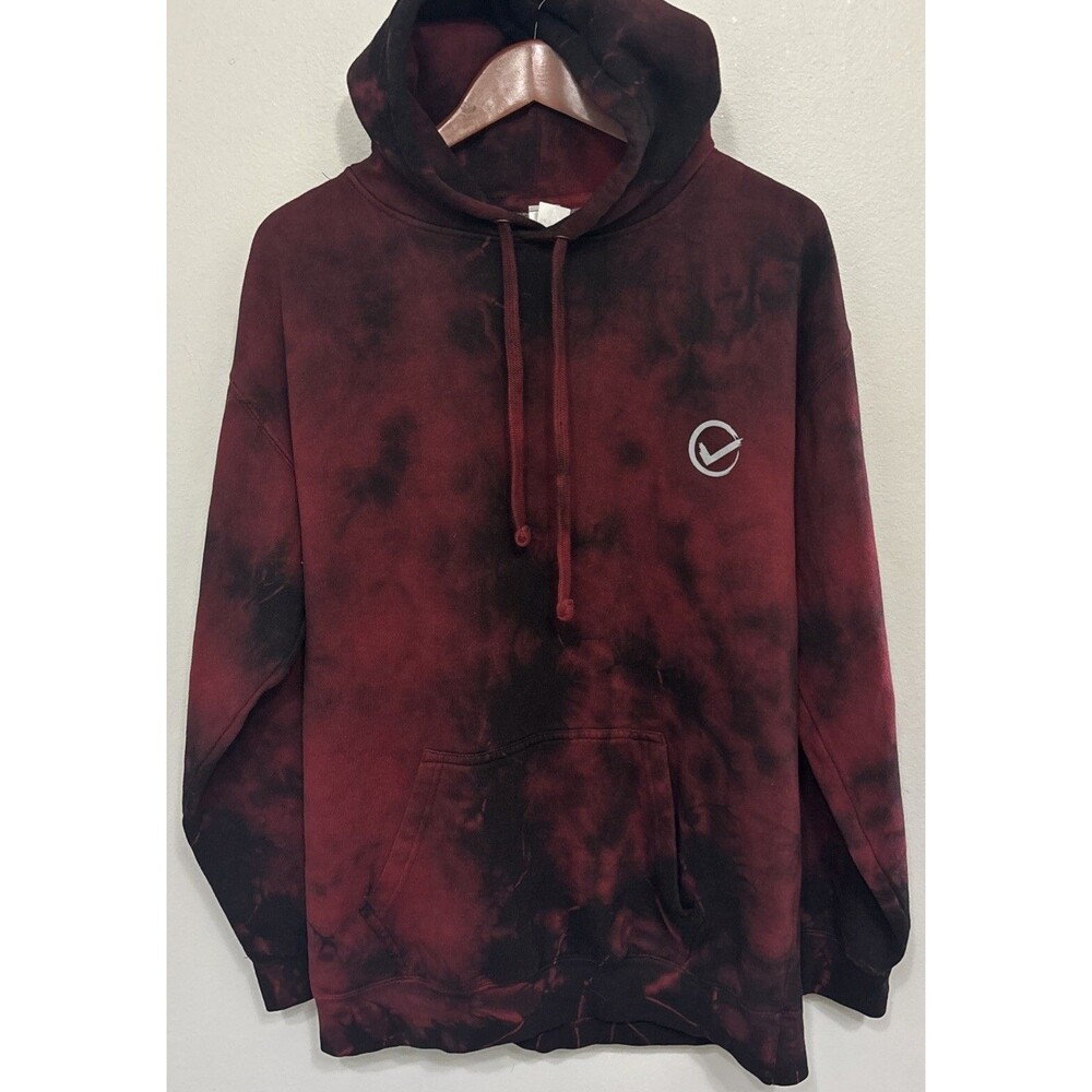 Kevin Hart Hoodie Mens XL Red Tie Dye Reality Check Tour 2022 Sweatshirt